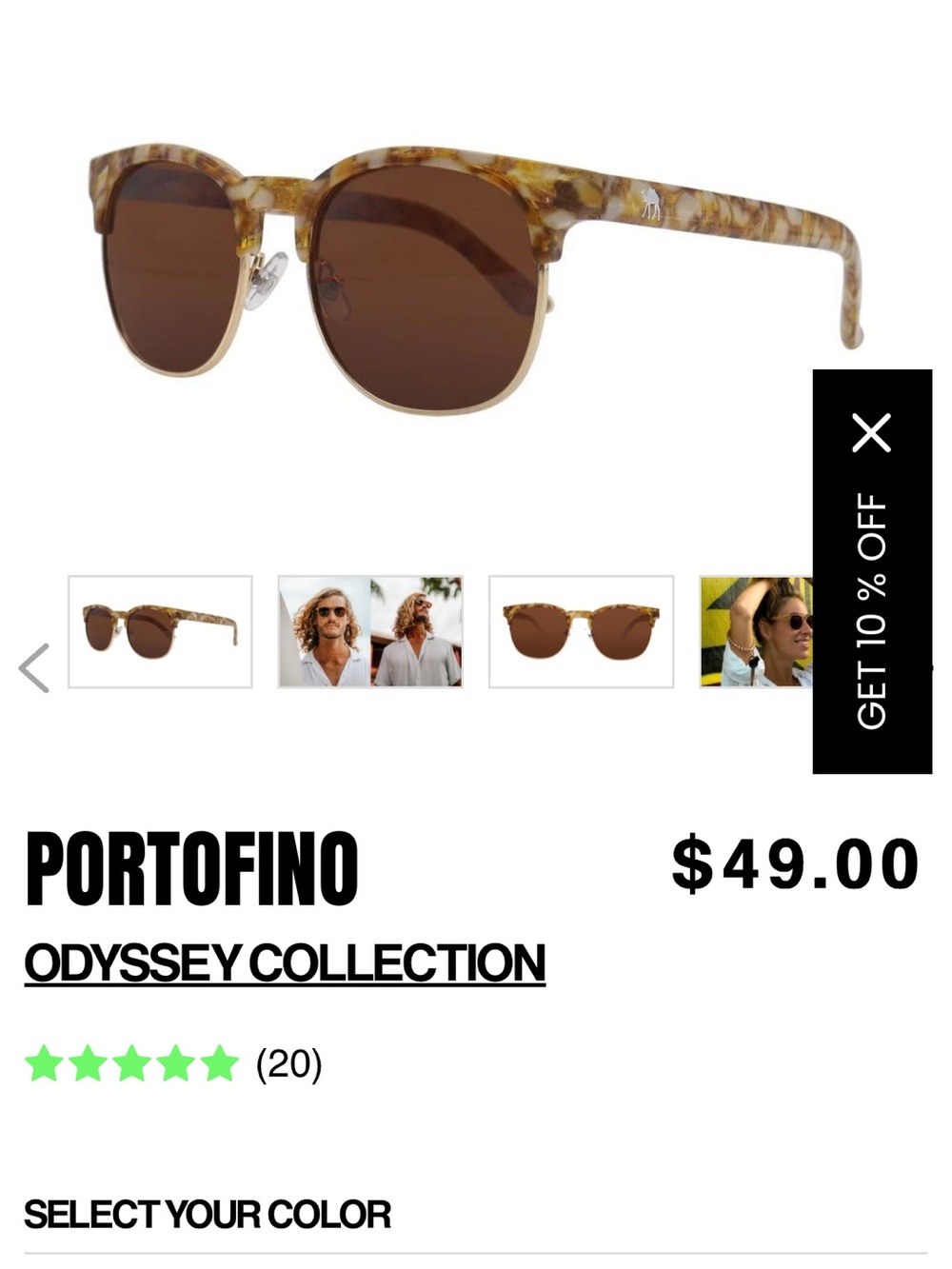 Hump optics sunglasses - partition- odyssey collection